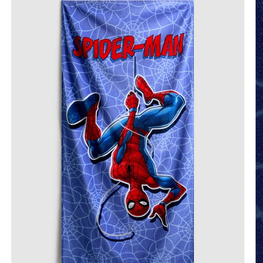 Marvel Spider-Man Red and Blue Beach Towel